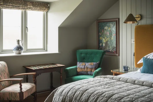 Wood Aven ensuite at The Return to Self Retreat