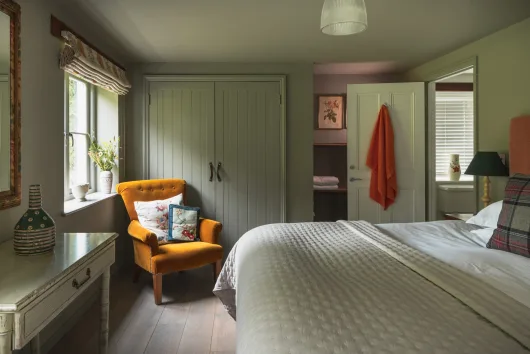 Meadowsweet room detail at The Return to Self Retreat