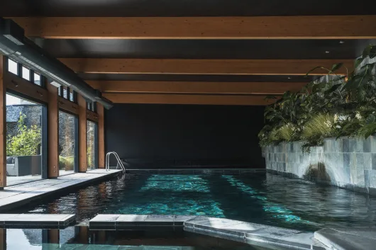 The Pool House with indoor pool and spa facilities